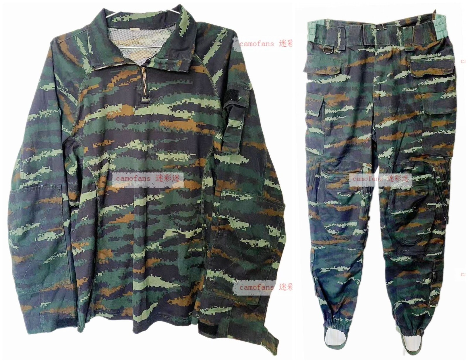 US三軒茶屋Tiger Stripe Camo Hunting Vest US三軒茶屋Tiger Stripe Camo Hunting Vest Cotton Ripstop Vest