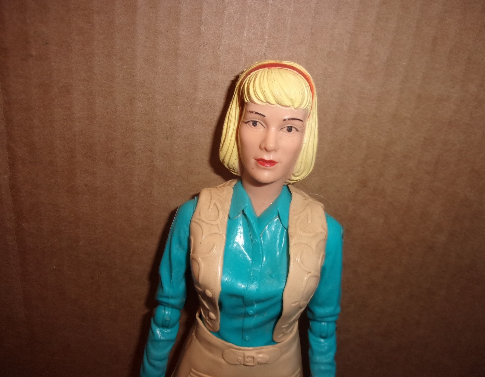 Vintage Marx Toys Jane West Action Figure - Cowgirl Doll