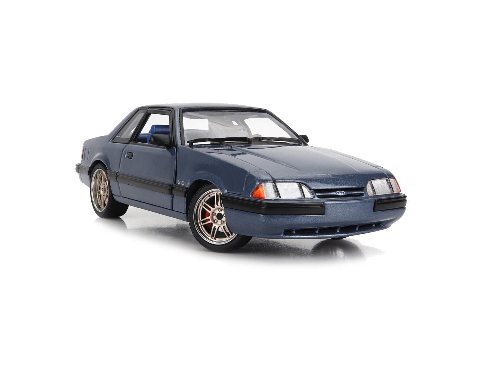 GMP - 1989 FORD MUSTANG LX DETROIT SPEED 5.0 BLUE 1:18 SCALE