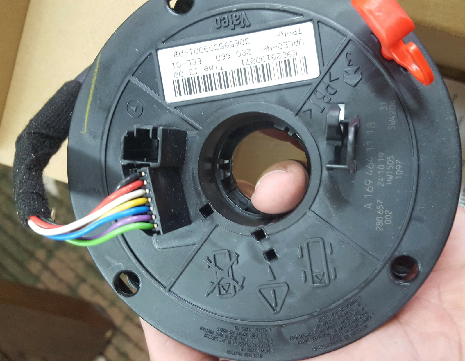 Genuine MERCEDES CL203 S203 W169 W203 W245 Clock spring contact 1694641118 eBay