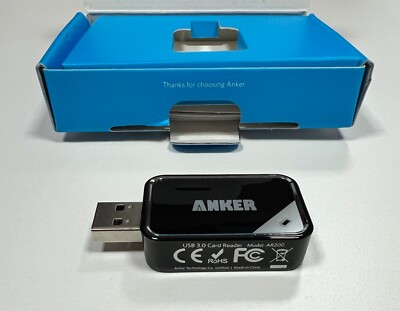 Anker 2-in-1 USB 3.0 SD Card Reader for SDXC/SDHC/SD/MMC/RS-MMC/Micro SD/UHS-I