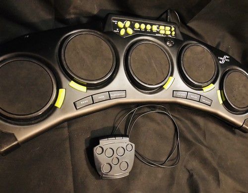 First Act 5 Pad Digital Drum Set w/Pedal Headphones Adam Levine Designer series