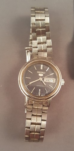 Vtg Lot of 2 Ladies SEIKO Watches Automatic Mechanical 2906-0730 11-3029 Repair