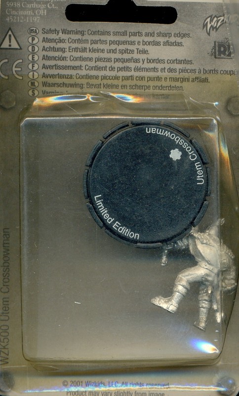 Mage Knight Wzk 516 Amotep Gunner Limited Edition Metal