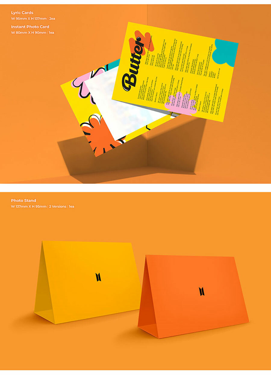 BTS BUTTER Album 2 Ver SET 2CD+POSTER+2 Photo Book+10 Card+