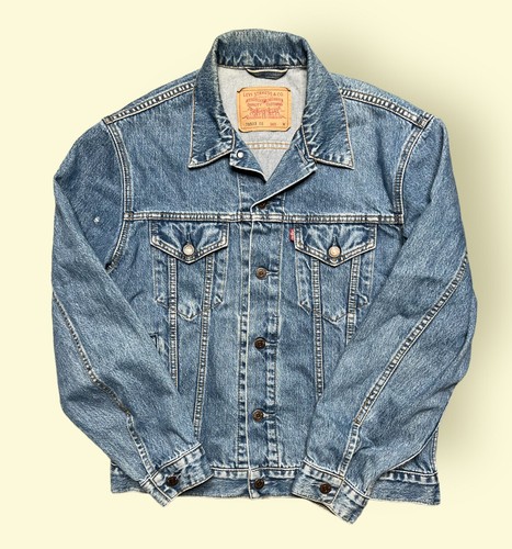 Vintage Levi's Denim Jacket 1990s 70503 02 Men's Medium Vtg