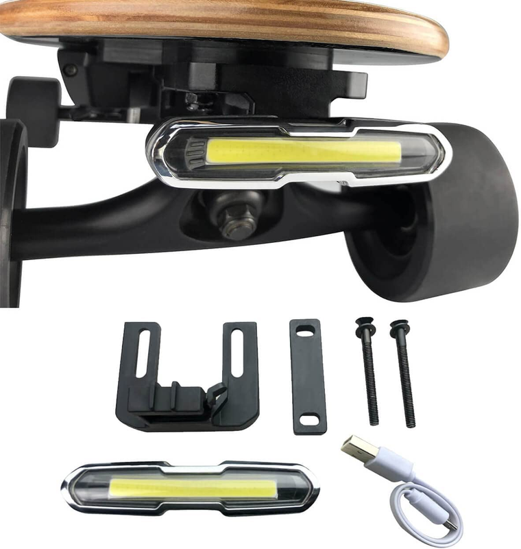 IWONDER V2.0 Skateboard Light Waterproof Brightness USB Rechargeable Safety LED