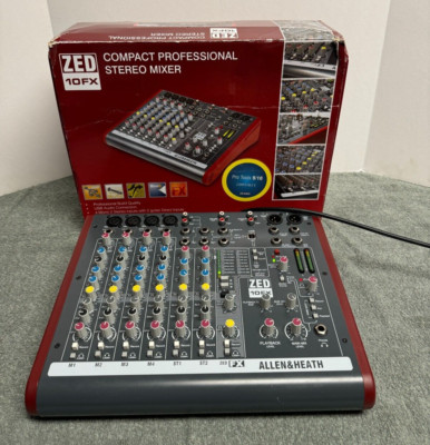 Allen & Heath ZED 10FX 10-Channel USB Multi-Purpose Mixer