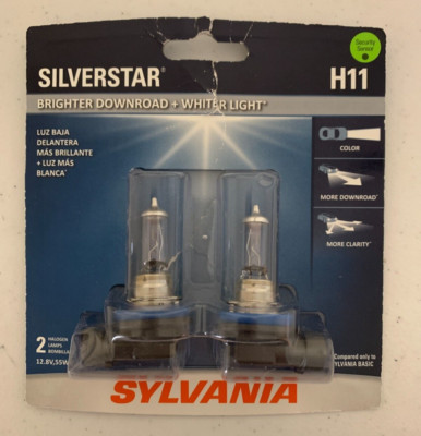 Sylvania Silverstar H11 High Performance - 2 Halogen Lamps 4S