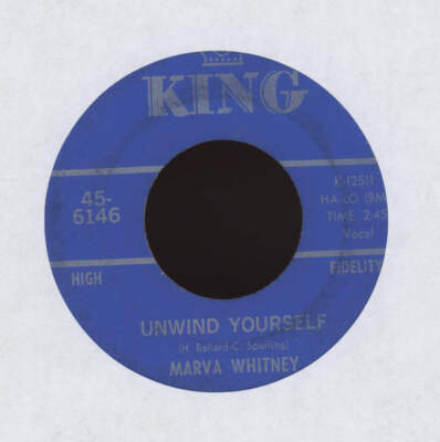 Marva Whitney • Unwind Yourself• Promo Marva Whitney – Unwind Yourself – Vinyl (7