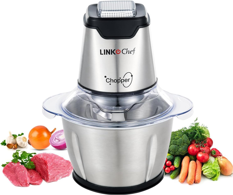 Linkchef Food Chopper Electric, 5 Cup Mini Food Processor St