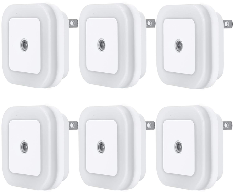 LED Night Light Lamp with Smart Sensor Dusk to Dawn Sensor, Daylight White, 0.5W