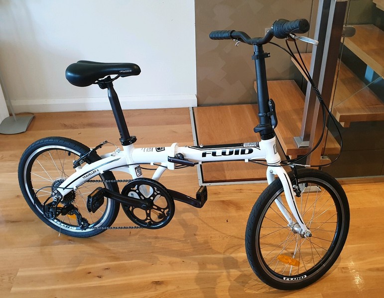 fluid folding bike