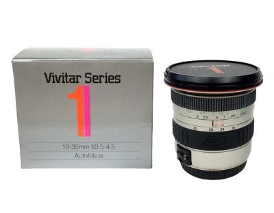 Vivitar Series 1 Ultra Wide Zoom Lens 19-35mm f/3.5-4.5 Canon AF Japan Mint!