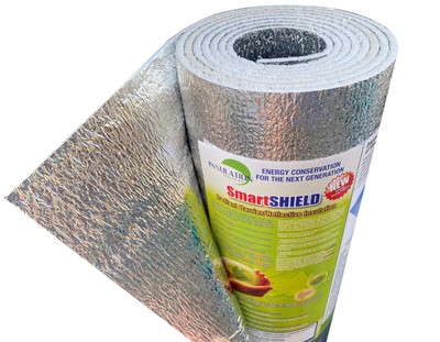 SmartSHIELD -3mm 24inx10Ft ReflectiveINSULATION Roll, Foam Core Radiant Barri...