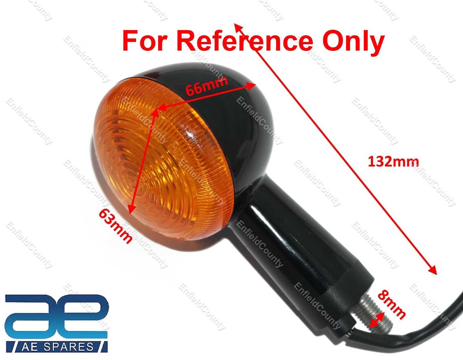 For Royal Enfield Meteor 350 New Classic 350 Reborn Indicator Pair Chrome