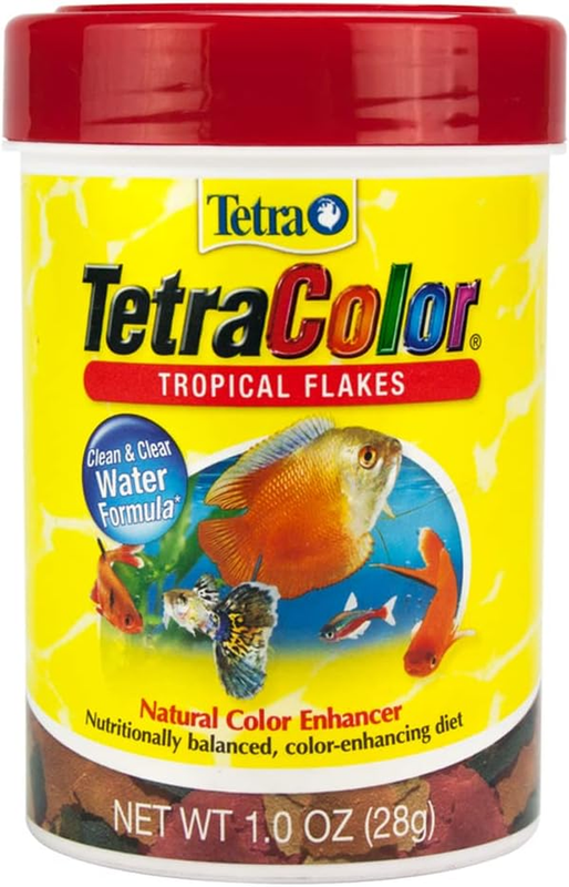 Tropical Color Flakes, Fish Food with Natural Color Enhancer, Nutritionally Bala