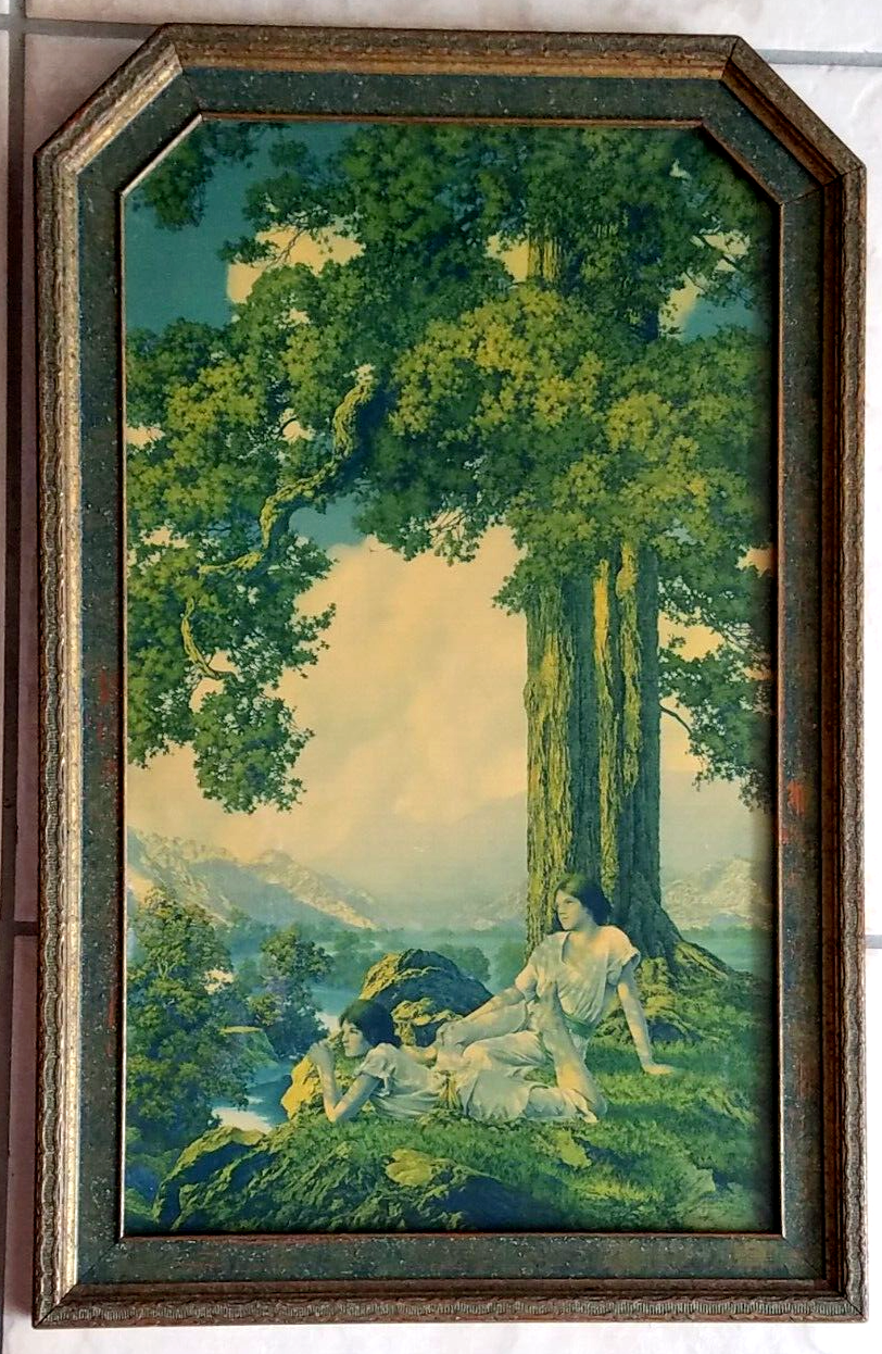 Original Maxfield Parrish Print c. 1927 Titled 