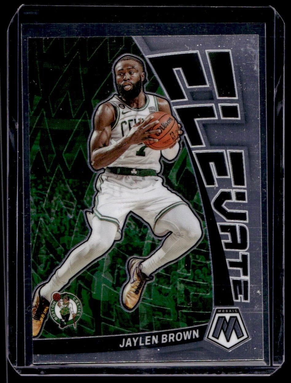 22-23 PANINI JOELINTON ジョエリントン サイン 68シリ 2022-23 Panini Mosaic Jaylen Brown Elevate #25 Boston