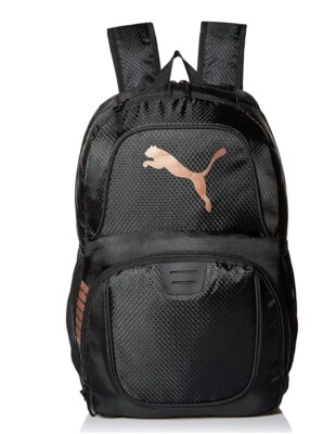 PUMA Evercat Contender Backpack, Blacl/Gold.