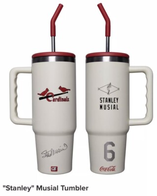 Stanley Musial Stan The Man Tumbler St Louis Cardinals 6/22/24