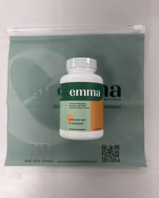 Emma Relief Supplement Konsciens Keto For Gut Bloating 60 Capsules Exp 2025 New