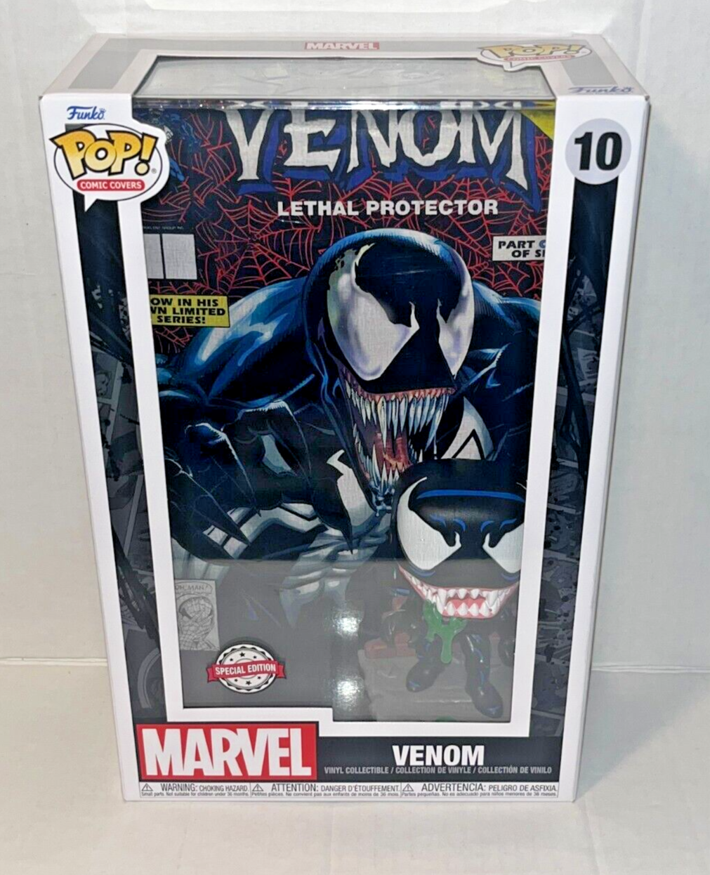 アメコミ Funko POP! Venom Lethal Protector #10 Funko POP! Comic Covers Venom Lethal Protector Vinyl Figure