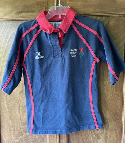GILBERT ヴィンテージラグビーシャツ XL Vintage Gilbert's Women's England Rugby Shirt - Size 16 (UK