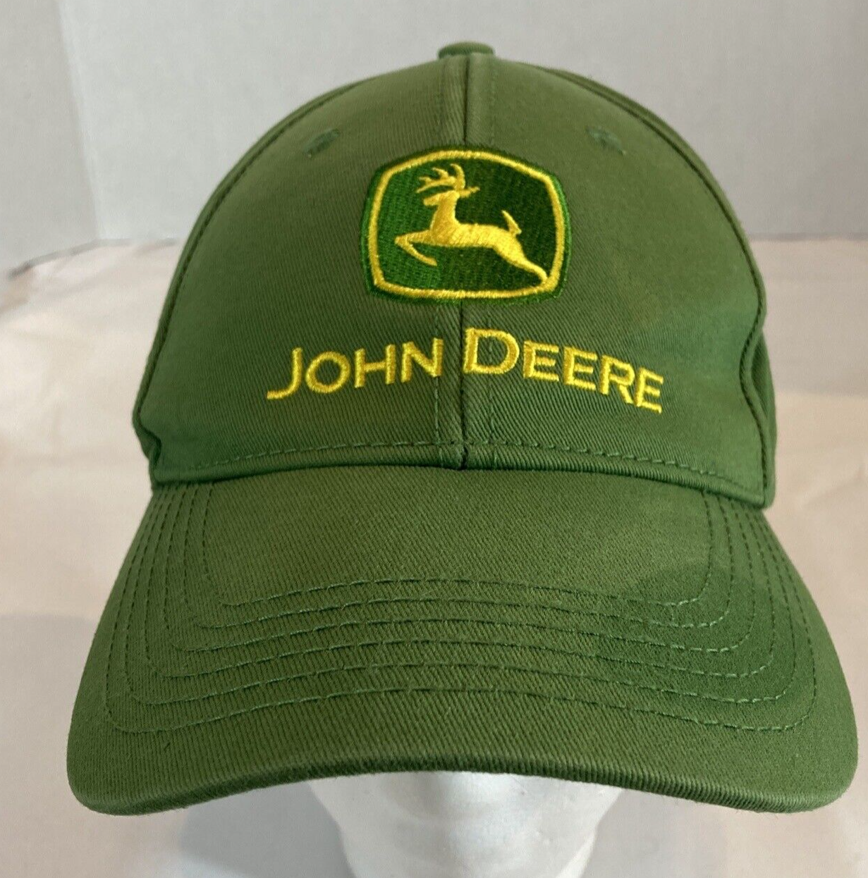 JOHN DEERE Tractor implements Farm Green Cap Hat Strapback