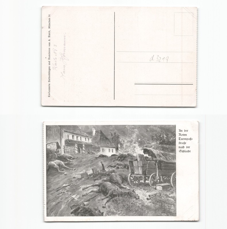 (D3219)   Ansichtskarte SiebenbÃ¼Rgen RumÃ¤Nien Schlacht An Der Roten Turmpas