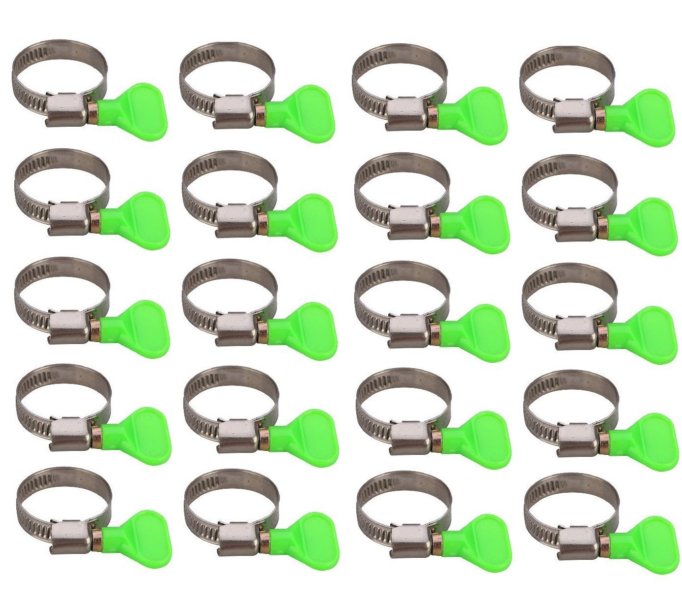 Stainless Steel Thumb Screw Butterfly Hose Jubilee Clips 20 Pack eBay