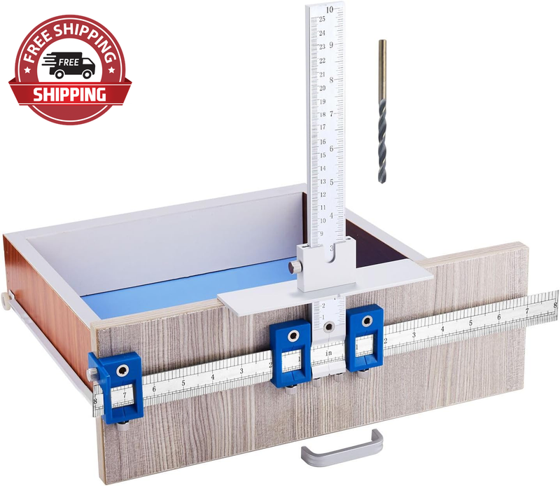 Cabinet Hardware Jig for Handles and Knobs Aluminum Alloy Drill Guide Sleeve Dra