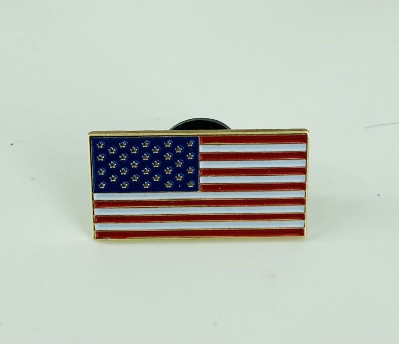 BULK 100 pc NEW American Flag Enamel 1" Lapel Pin United USA  America TRUMP