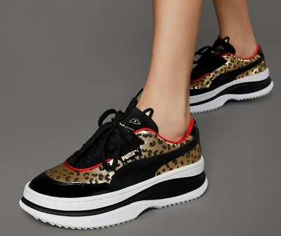 Puma X Charlotte Olympia Deva Charlotte Women's Black Red White Gold Sneakers