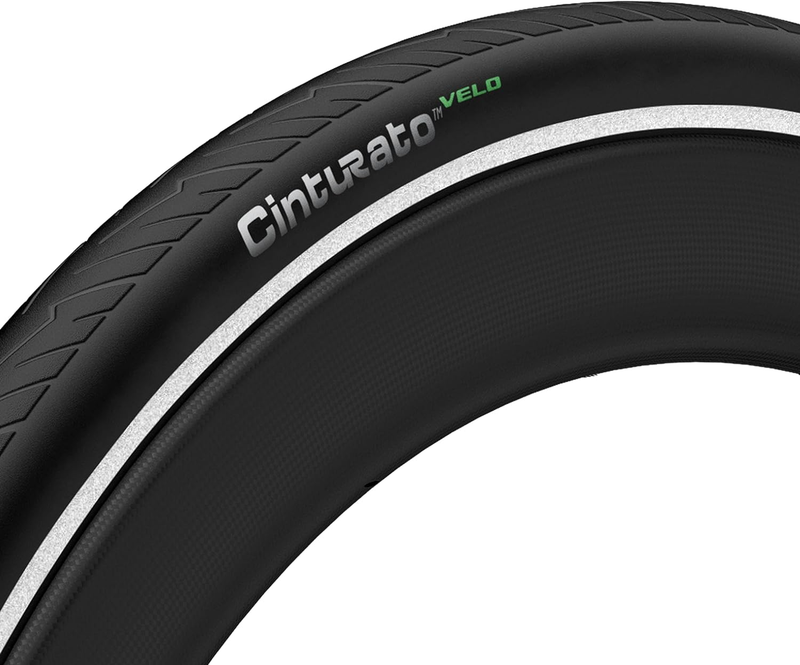 Cinturato Velo Road Bike Tire, Long Rides, Tubeless Ready Clincher TLR, Grip & D