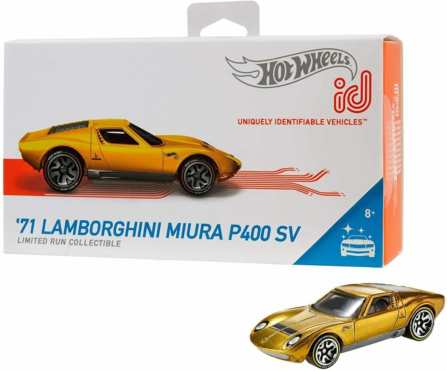 HOT WHEELS ID '71 LAMBORGHINI MIURA P400 SV FXB06 SERIES 1 HOT WHEELS ID '71 LAMBORGHINI MIURA P400 SV FXB06 SERIES 1
