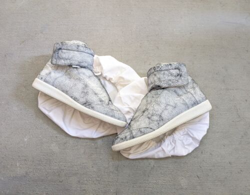 Maison Margiela Future White Men 11 44 Cracked Leather High Maison Margiela Future White Men 11 44 Cracked Leather High