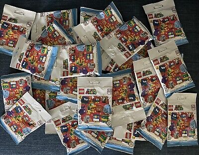 Lot Of 35 LEGO Super Mario Character Packs Blind Bag Series 4. Official Nintendo