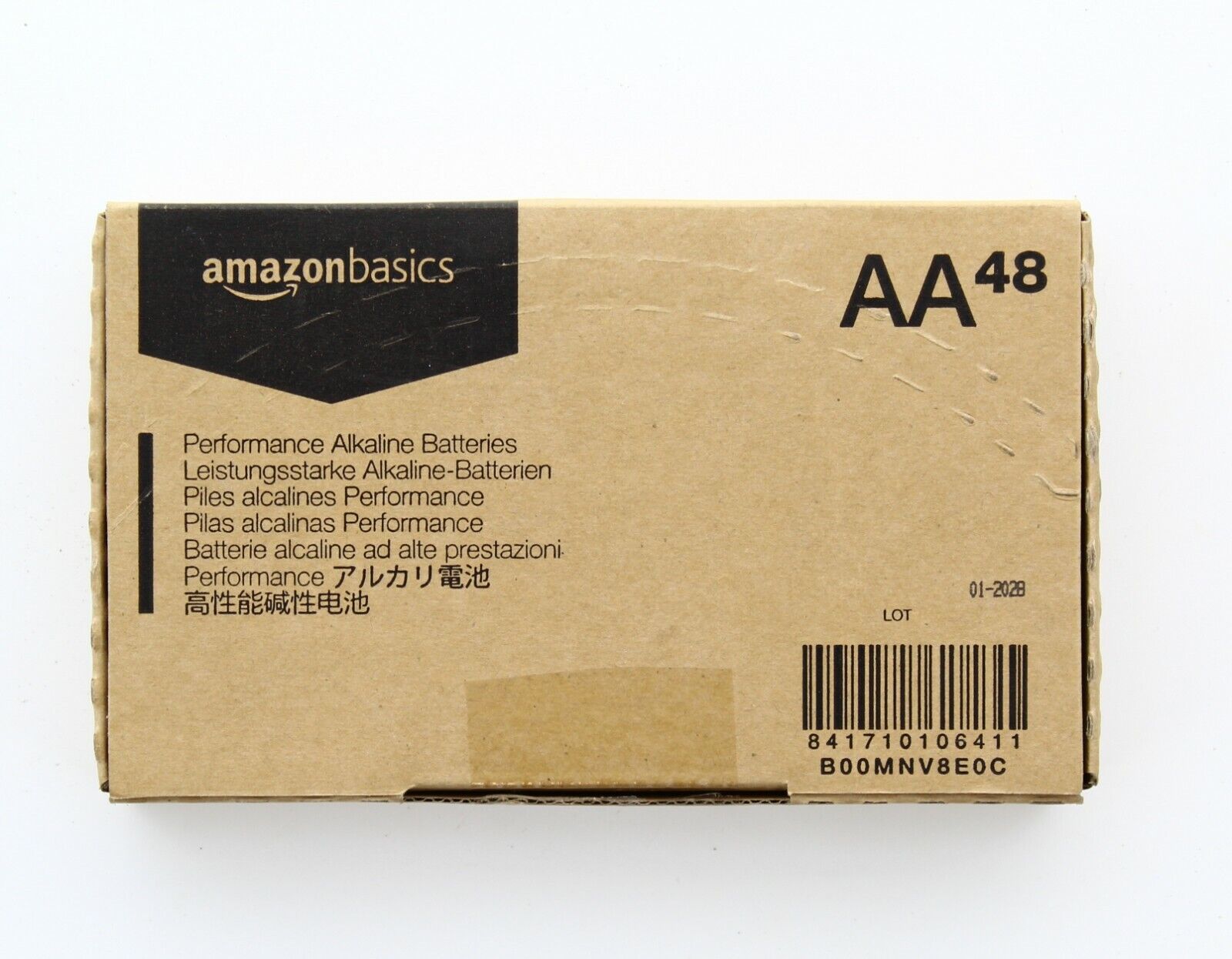 AA Batteries, 48 Pack AmazonBasics High Performance Alkaline Battery, EXP 2028