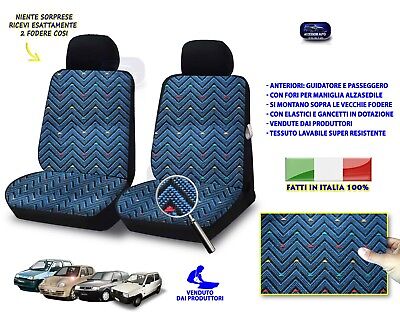 Fodere Coprisedili vecchia Panda 750 classic copri sedile auto su misura blu per