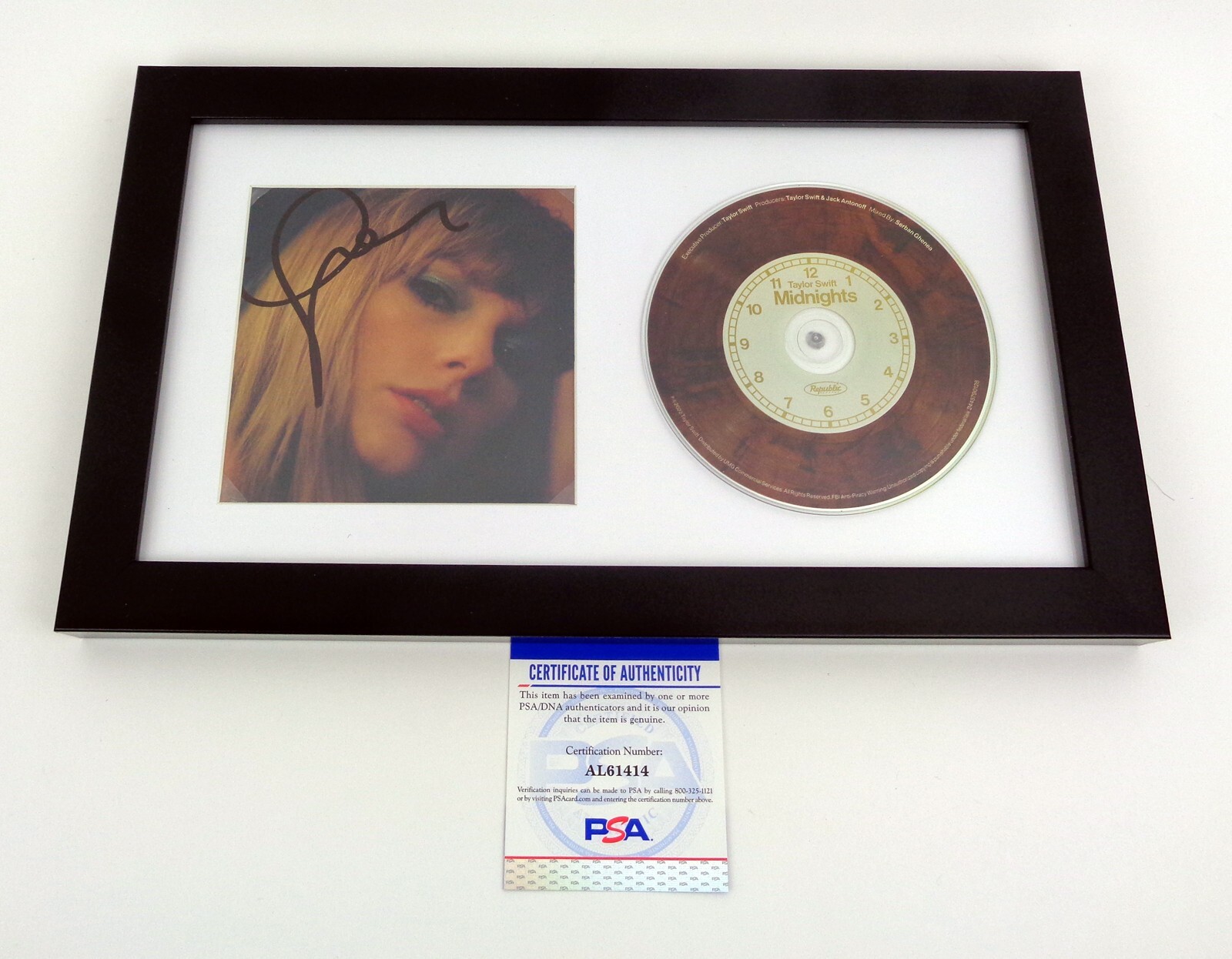 Taylor Swift Midnights サインハートアートカード入り CD Taylor Swift Midnights サインハートアートカード入り CD