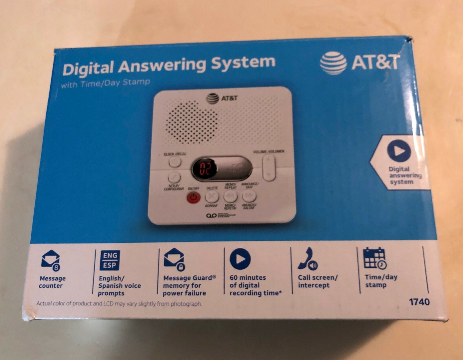 Купить Автоответчики AT&T 1740 Digital Answering System White в
