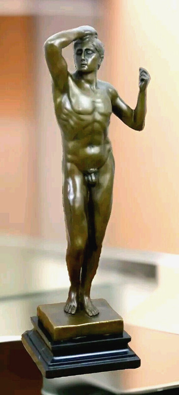 Bronzefigur MÃ¤Nnlicher Akt 