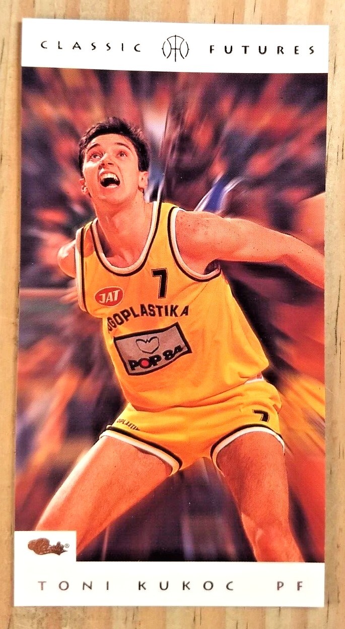 ♦︎ GOOD LUCK!! 1993 CLASSIC FUTURES TONI KUKOC ROOKIE CARD#19 NM-MT CHICAGO