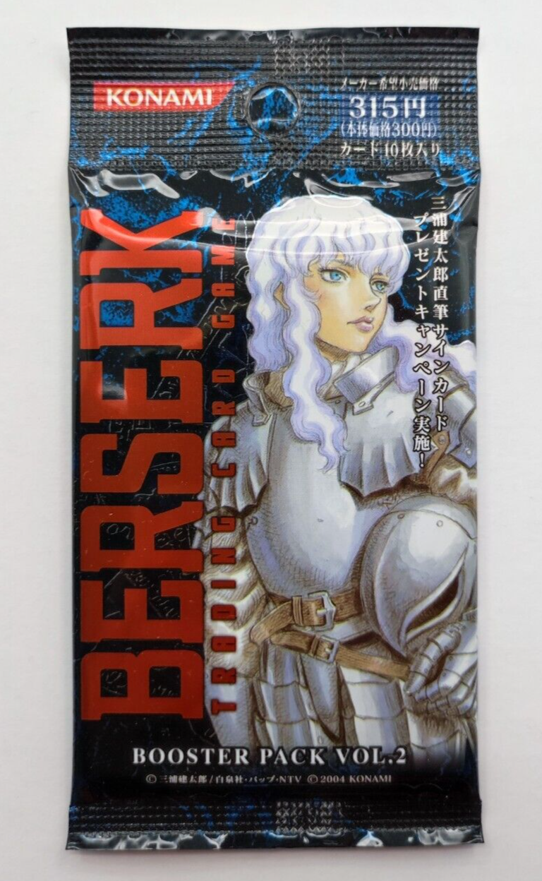 Berserk Trading Card Griffith Booster Pack vol.2 Unopened Berserk Trading Card Griffith Booster Pack vol.2 Unopened