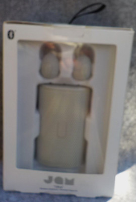 JAM ''Ultra'' Wireless Earphones, White, 3-hr Playtime, 30' Range Brand New IOB