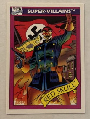1990 Marvel Universe # 81 Red Skull