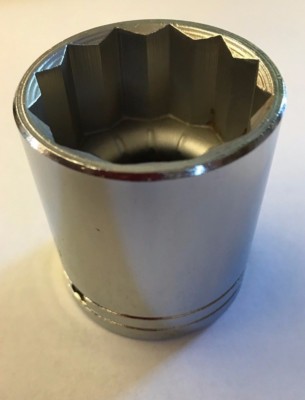 5444 Proto Hand Socket, 1/2'' drive x 1 3/8'' 12 point, standard depth