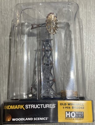 NEW Woodland Old Windmill HO Railroad Train Building BR5042 Farm landscape