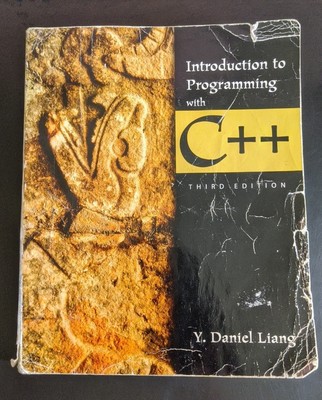 WITH CODE READ Introduction to Programming with C++ by Y Liang 2013 Paperback